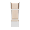 Modernform Cabinet Gloss White 30" W X 96" H X 24" D Tall Oven/Microwave Cabinet