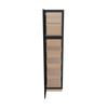 Modernform Cabinet Onyx Black Shaker 18" W X 84" H X 24" D Tall Pantry Cabinet
