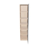 Modernform Cabinet Gloss White 18" W X 84" H X 24" D Single Door Tall Pantry Cabinet