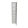 Modernform Cabinet Walnut 18" W X 90" H X 24" D Single Door Tall Pantry Cabinet