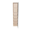 Modernform Cabinet Gloss White 18" W X 90" H X 24" D Single Door Tall Pantry Cabinet