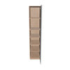 Modernform Cabinet Matte White 18" W X 90" H X 24" D Single Door Tall Pantry Cabinet