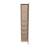 Modernform Cabinet Matte White 18" W X 96" H X 24" D Single Door Tall Pantry Cabinet