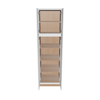 Modernform Cabinet White Shaker 24" W X 84" H X 24" D Tall Pantry Cabinet