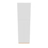 Modernform Cabinet Gloss White 24" W X 84" H X 24" D Double Door Tall Pantry Cabinet
