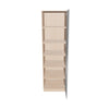 Modernform Cabinet Gloss White 24" W X 84" H X 24" D Single Door Tall Pantry Cabinet