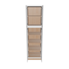 Modernform Cabinet White Shaker 24" W X 90" H X 24" D Tall Pantry Cabinet