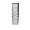 Modernform Cabinet Walnut 24" W X 90" H X 24" D Single Door Tall Pantry Cabinet