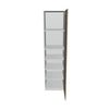 Modernform Cabinet Walnut 24" W X 96" H X 24" D Single Door Tall Pantry Cabinet