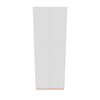 Modernform Cabinet Gloss White 30" W X 84" H X 24" D Double Door Tall Pantry Cabinet
