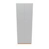Modernform Cabinet Matte White 30" W X 84" H X 24" D Double Door Tall Pantry Cabinet