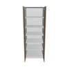 Modernform Cabinet Walnut 30" W X 84" H X 24" D Double Door Tall Pantry Cabinet