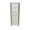 Modernform Cabinet Natural Oak 30" W X 90" H X 24" D Double Door Tall Pantry Cabinet