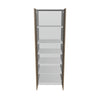 Modernform Cabinet Walnut 30" W X 90" H X 24" D Double Door Tall Pantry Cabinet