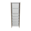 Modernform Cabinet Walnut 30" W X 96" H X 24" D Double Door Tall Pantry Cabinet