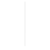 Modernform Cabinet White Shaker 3//4" W X 96" H X 24" D Tall End Panel