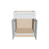 J&K White Shaker S8 Sink Base - 27" W