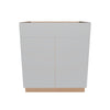 Modernform Cabinet Matte White 30" W X 34 1/2" H X 24" D Double Door Sink Base Cabinet