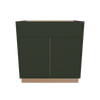 Modernform Cabinet Slim Sage Green 33" W X 34 1/2" H X 24" D Double Door Sink Base Cabinet