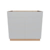 Modernform Cabinet Matte White 36" W X 34 1/2" H X 24" D Double Door Sink Base Cabinet