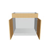 Modernform Cabinet Natural Oak 36" W X 34 1/2" H X 24" D Double Door Sink Base Cabinet