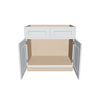 J&K White Shaker S8 Sink Base - 36" W