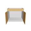 Modernform Cabinet Natural Oak 39" W X 34 1/2" H X 24" D Double Door Sink Base Cabinet