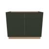 Modernform Cabinet Slim Sage Green 42" W X 34 1/2" H X 24" D Double Door Sink Base Cabinet
