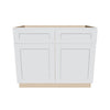 J&K White Shaker S8 Sink Base - 42" W