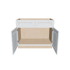 J&K White Shaker S8 Sink Base - 42" W