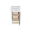 J&K White Shaker S8 Vanity Base Door/Drawer 15" W x 33" H x 21" D