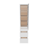 Modernform Cabinet White Shaker 18" W X 84" H X 21" D Vanity Linen Cabinet