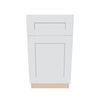 J&K White Shaker S8 Vanity Base Door/Drawer 18" W x 33" H x 21" D