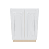 J&K White Shaker S8 Vanity Base FHD  24" W x 33" H x 21" D