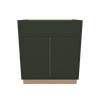 Modernform Cabinet Slim Sage Green 30" W X 34 1/2" H X 24" D Double Door Base Cabinet