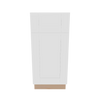 Modernform Cabinet White Shaker 15" W X 34 1/2" H X 21" D Base 1 Door/1 Drawer