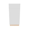 Modernform Cabinet Gloss White 15" W X 34 1/2" H X 21" D Base 1 Door/1 Drawer