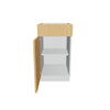 Modernform Cabinet Natural Oak 18" W X 34 1/2" H X 21" D Base 1 Door/1 Drawer