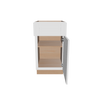 Modernform Cabinet White Shaker 18" W X 34 1/2" H X 21" D Base 1 Door/1 Drawer
