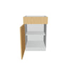Modernform Cabinet Natural Oak 21" W X 34 1/2" H X 21" D Base 1 Door/1 Drawer
