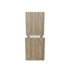 Modernform Cabinet Walnut 12" W X 34 1/2" H X 21" D Vanity Base with 2 Drawers