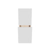 Modernform Cabinet Gloss White 12" W X 34 1/2" H X 21" D Vanity Base with 2 Drawers