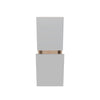 Modernform Cabinet Matte White 12" W X 34 1/2" H X 21" D Vanity Base with 2 Drawers