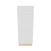 Modernform Cabinet Gloss White 12" W X 34 1/2" H X 21" D Vanity Base with 3 Drawers