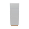 Modernform Cabinet Matte White 12" W X 34 1/2" H X 21" D Vanity Base with 3 Drawers