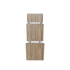 Modernform Cabinet Walnut 12" W X 34 1/2" H X 21" D Vanity Base with 3 Drawers