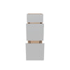 Modernform Cabinet Matte White 12" W X 34 1/2" H X 21" D Vanity Base with 3 Drawers