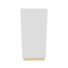 Modernform Cabinet Gloss White 15" W X 34 1/2" H X 21" D Vanity Base with 2 Drawers