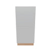 Modernform Cabinet Matte White 15" W X 34 1/2" H X 21" D Vanity Base with 2 Drawers