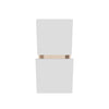 Modernform Cabinet Gloss White 15" W X 34 1/2" H X 21" D Vanity Base with 2 Drawers